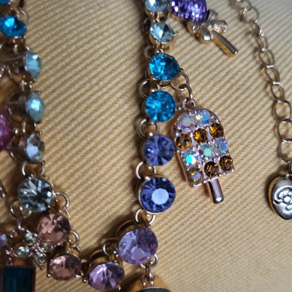Betsey Johnson Candy Charm Statement Necklace - Picture 4 of 7